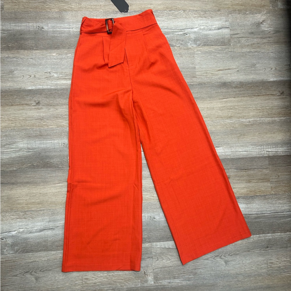 Jealous Tomato Orange Wide Leg Pants